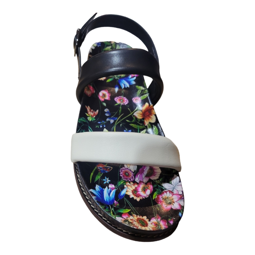 Johnny Was Double Band Leather Sandal Women's *New‎ w/box* - Picture 4 of 5